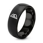 25 Birthday Gifts for Women – black tungsten berkano ring