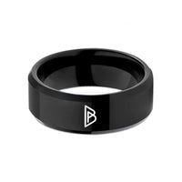 special presents for her – black tungsten berkano wedding band