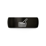 anniversary presents for her – black tungsten keytar wedding band