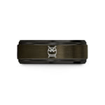 special presents for pairs – gunmetal & black tungsten taiko bachi wedding band