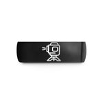 tungsten wedding bands set – black tungsten laser level wedding band