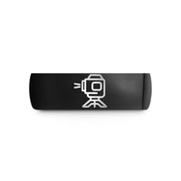 tungsten wedding bands set – black tungsten laser level wedding band