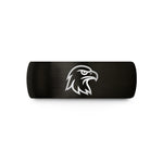 tungsten bands for men – black tungsten eagle wedding band