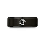 tungsten bands for men – black tungsten eagle wedding band