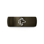 ladies comfort-fit tungsten – gunmetal & black tungsten wolf wedding band