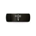 best birthday presents – black tungsten marking gauge wedding band