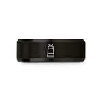best presents for women – black tungsten paint tube wedding band