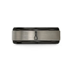 unique presents for him – black & grey tungsten cake icing spatula wedding band