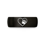 best presents for husband – black tungsten pride paw wedding band