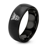 swatch color sample for Moth on Skull ring style 01