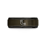 anniversary presents for couples – gunmetal & black tungsten pvc pipe wedding band