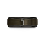 best men’s wedding rings – gunmetal & black tungsten hex key wedding band