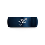 him tungsten rings sale – blue tungsten paper plane path wedding band