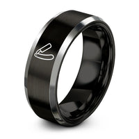 swatch color sample for Straight Razor ring style 11