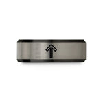 tungsten wedding band men – black & blue & gray tungsten tiwaz wedding band