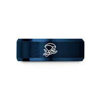 unique rings for her – blue tungsten skydiver freefall wedding band
