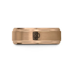 promise rings for her – rose gold tungsten tiki mug wedding band