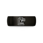 unique presents for him – black tungsten cnc machine icon wedding band
