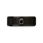 unique anniversary present – black tungsten dry bag wedding band