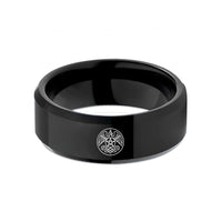 tungsten wedding bands men – black tungsten archangel uriel wedding band