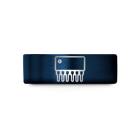 wedding band for men – blue tungsten dip 14 ic wedding band