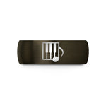 wedding bands for men – gunmetal & black tungsten piano keys wedding band