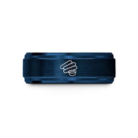 best presents for her – blue tungsten mozzarella sticks wedding band