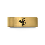 custom rings for women – gold tungsten tea leaf branch wedding band