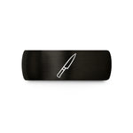 unique presents for her – black tungsten yanagiba knife wedding band