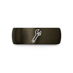 special presents for women – gunmetal & black tungsten adjustable wrench wedding band