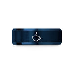 personalized presents for her – black & blue tungsten java wedding band