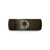 best birthday present ideas – gunmetal & black tungsten chimney starter wedding band