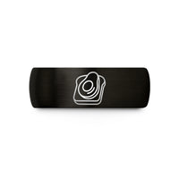 unique presents for couples – black tungsten avocado toast wedding band