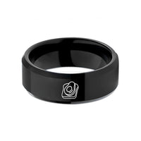 tungsten rings for couples – black tungsten avocado toast wedding band