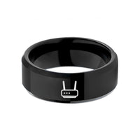 tungsten rings for women – black tungsten router antennas wedding band