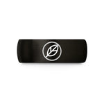 ring for men and women – black tungsten green circle wedding band