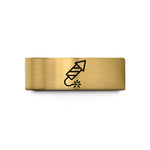 best presents for guys – gold tungsten firework rocket wedding band