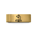 best presents for husband – gold tungsten lamp of knowledge wedding band