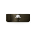 best presents for her – gunmetal & black tungsten french fry carton wedding band