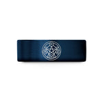 tungsten wedding bands – blue tungsten transmutation circle wedding band