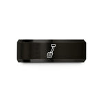 special presents for her – black tungsten clutch pedal wedding band