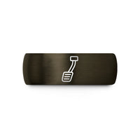 presents ideas for her – gunmetal & black tungsten clutch pedal wedding band