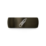 couples matching rings – gunmetal & black tungsten box cutter wedding band