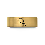anniversary ring for her – gold tungsten fried chicken drumstick wedding band