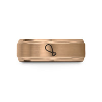 tungsten rings for couples – rose gold tungsten fried chicken drumstick wedding band