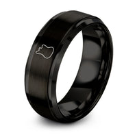 black tungsten offset bass ring