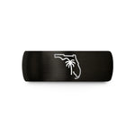 personalized rings for him – black tungsten florida wedding band