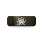 custom men's ring present – gunmetal & black tungsten celtic griffin knot wedding band