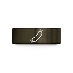 thoughtful presents for her – gunmetal & rose gold tungsten sausage link wedding band