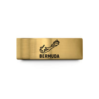 best presents for husband – gold tungsten bermuda wedding band